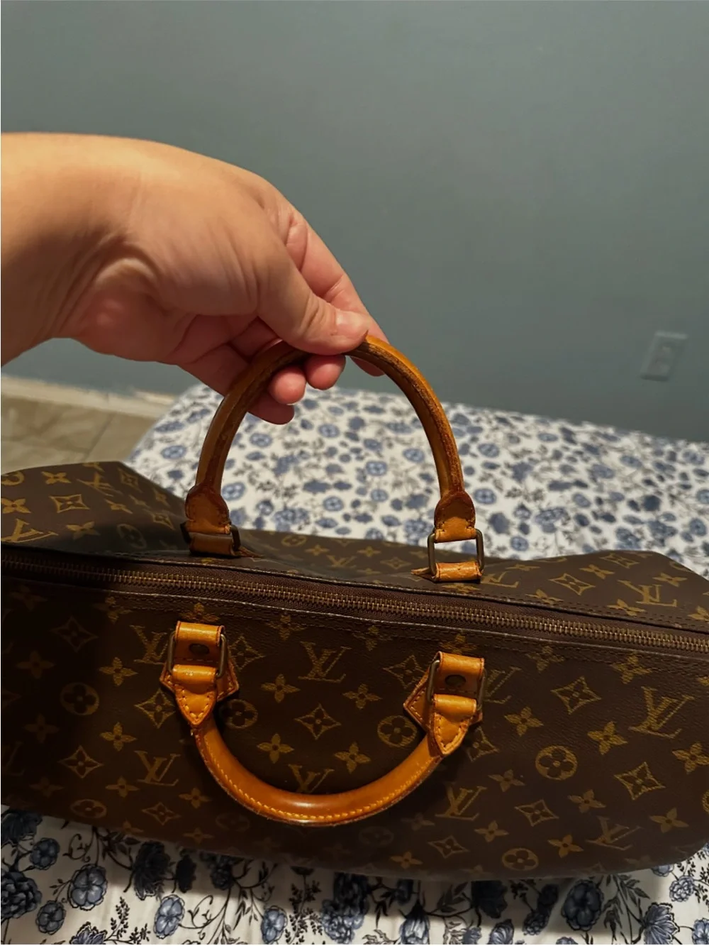 Louis Vuitton Monogram Canvas Duffel in Brown and Tan